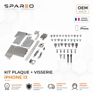 Kit de plaques et vis iPhone 13 | Kit complet interne