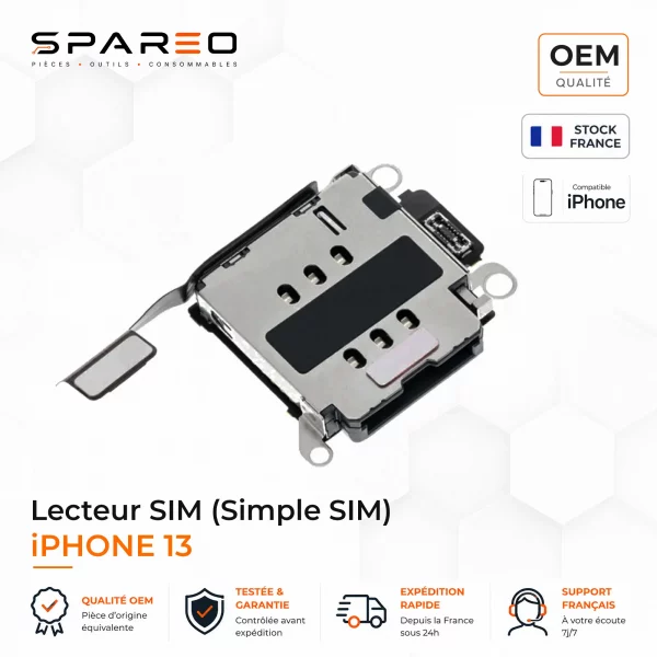 Lecteur SIM iphone 13