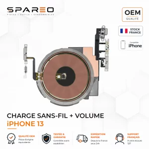 Nappe NFC et volume iPhone 13 | Qualité OEM
