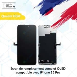 écran pour iPhone 15 Pro