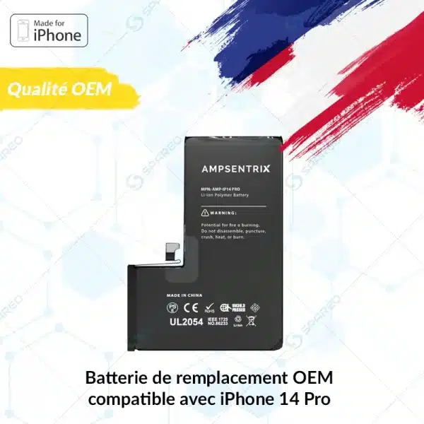 batterie pour iPhone 14 pro