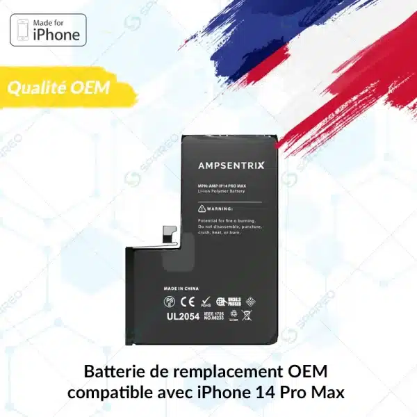 batterie pour iPhone 14 pro max