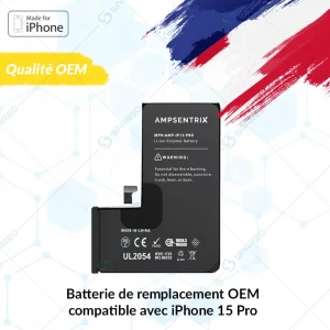 batterie pour iPhone 15 pro