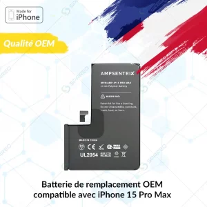 batterie pour iPhone 15 pro max