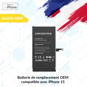 batterie pour iPhone 15