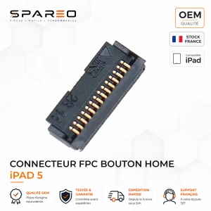 connecteur fpc bouton home ipad 5
