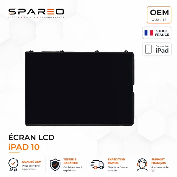 écran pour ipad 10